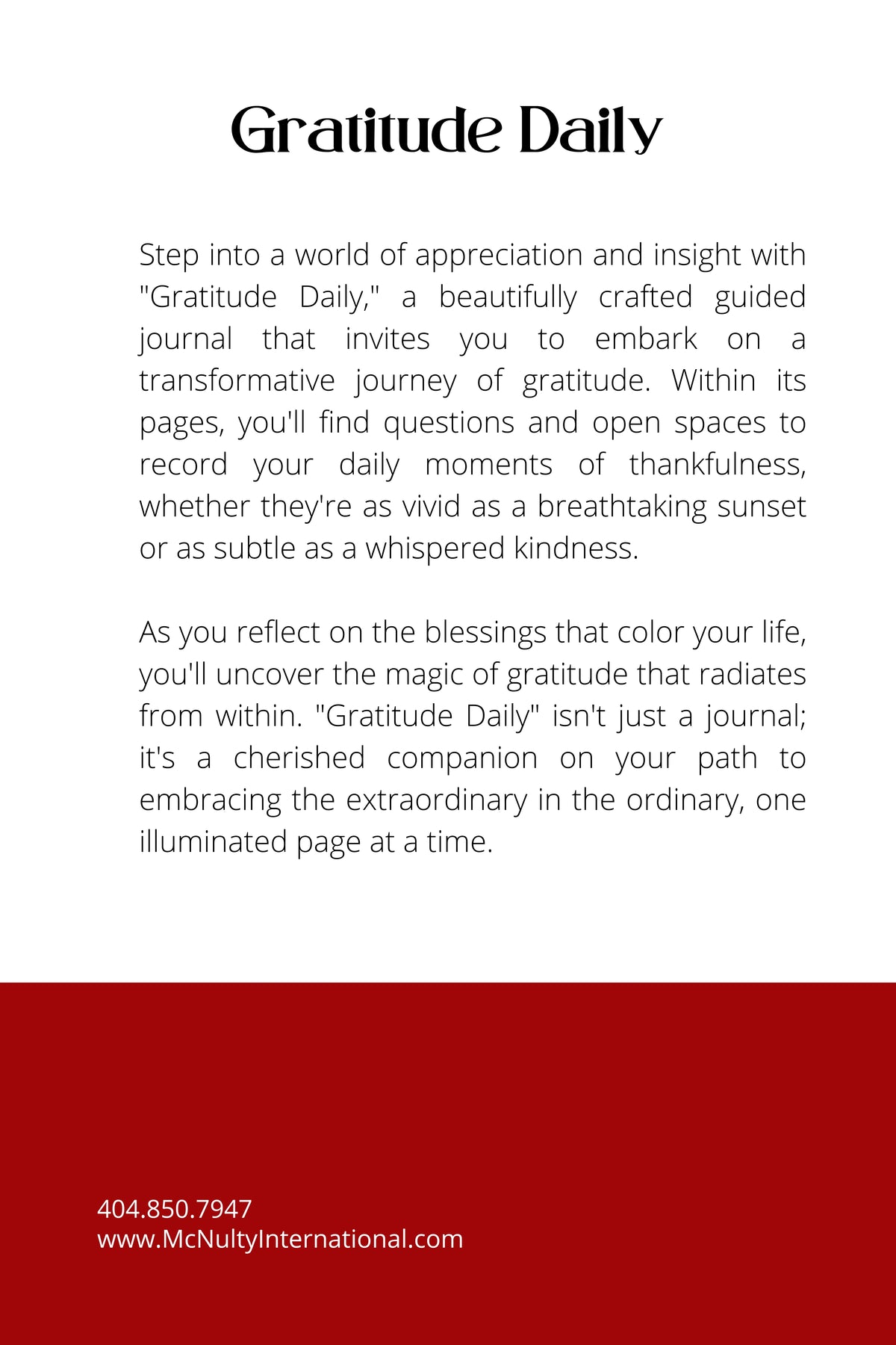 Gratitude Journal