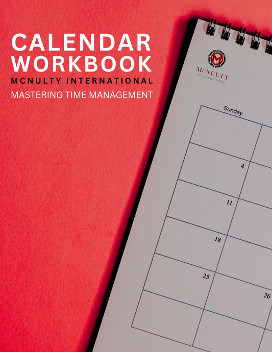 Success Planning Calendar Workbook: Time Management Tool
